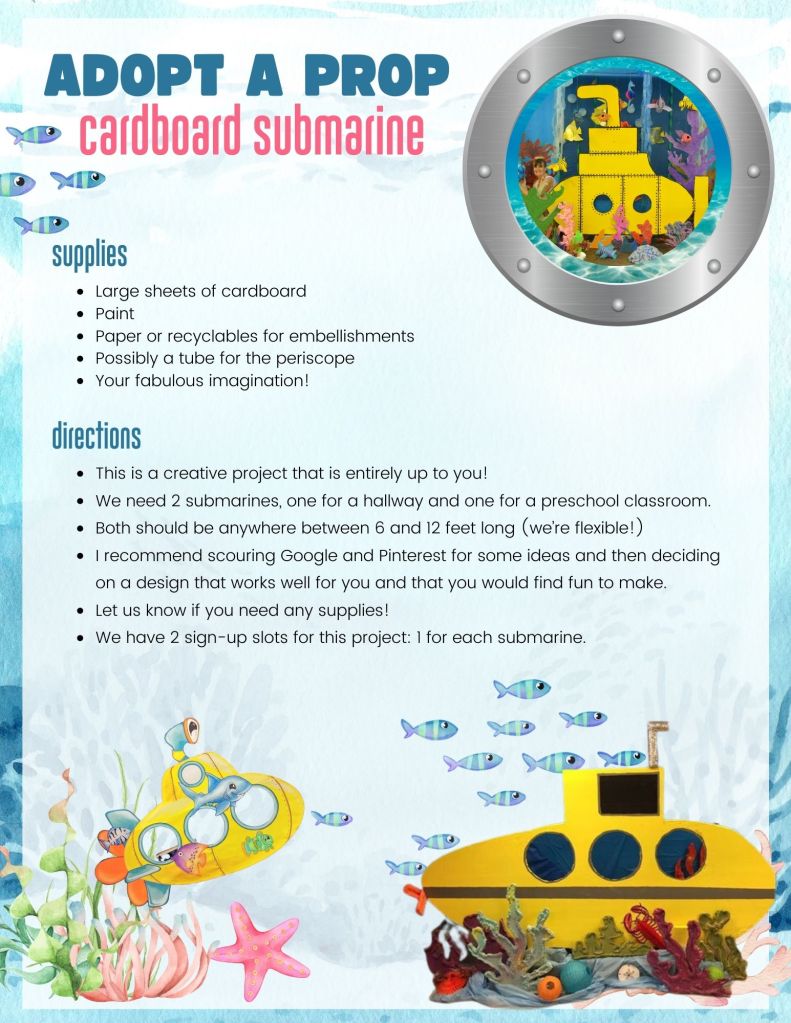 Adopt-A-Prop: Undersea Theme – Creative Ministry with Kids